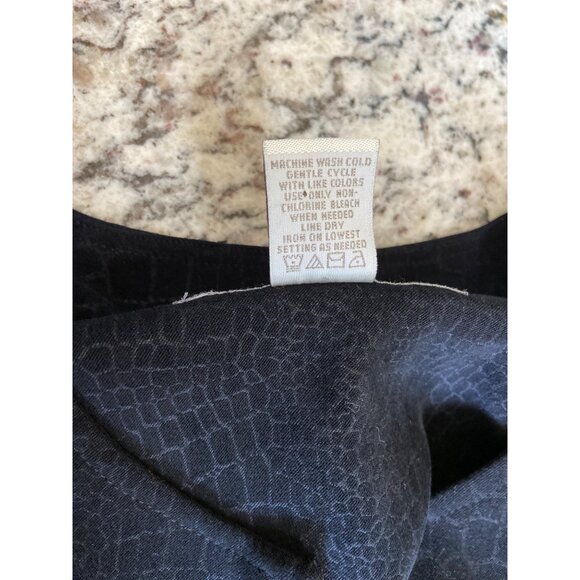 Norton McNaughton Women Jacket Size 8 Black Textured Long Sleeve Career Mob Wife - Picture 5 of 9